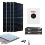 Kit instalación de paneles solares para finca 5000W 48V de 8540 Wh/día