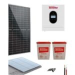 Kit para sistema solar aislado 1000W 12V Tensite 4340Wh/día