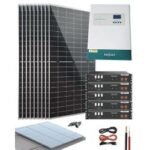 Kit sistema solar fotovoltaico aislado con batería de litio 3000W 16470Wh/día PHVolt