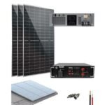 Kit sistema solar fotovoltaico para casa aislada 3000W 6510Wh/día PHVolt