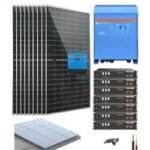Kit sistema solar fotovoltaico para finca aislada 10000W 48V 19215Wh/día Victron Energy