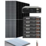 Kit solar aislado con batería de litio 3000W 17080Wh/día PHVolt